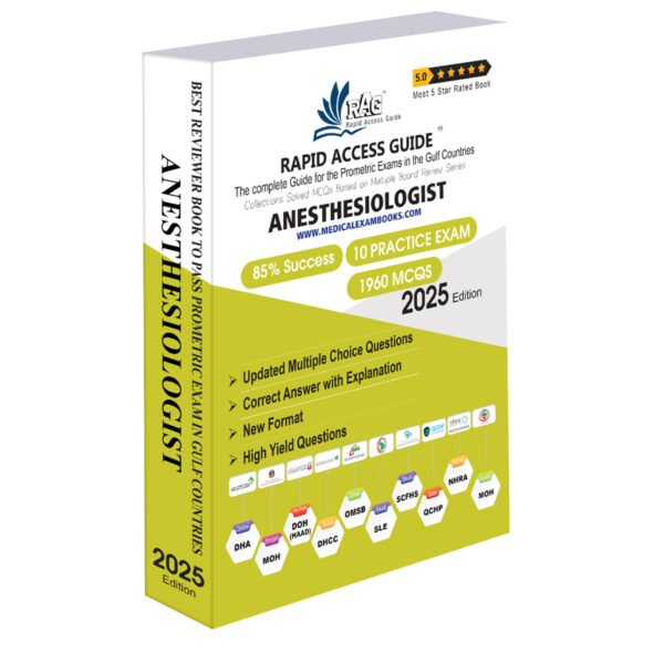 The best anesthesiologist prometric prep book for sure success