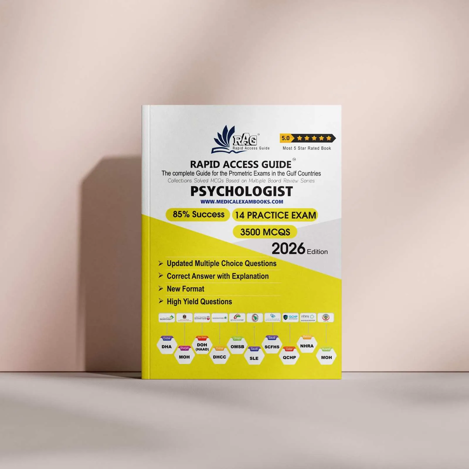 Psychology Prometric MCQ review book for Gulf exams, designed for psychologists with exam-oriented clinical questions, mock tests, and updated explanations – 2026 edition ✅ SEO-Friendly File Name (Image 2)