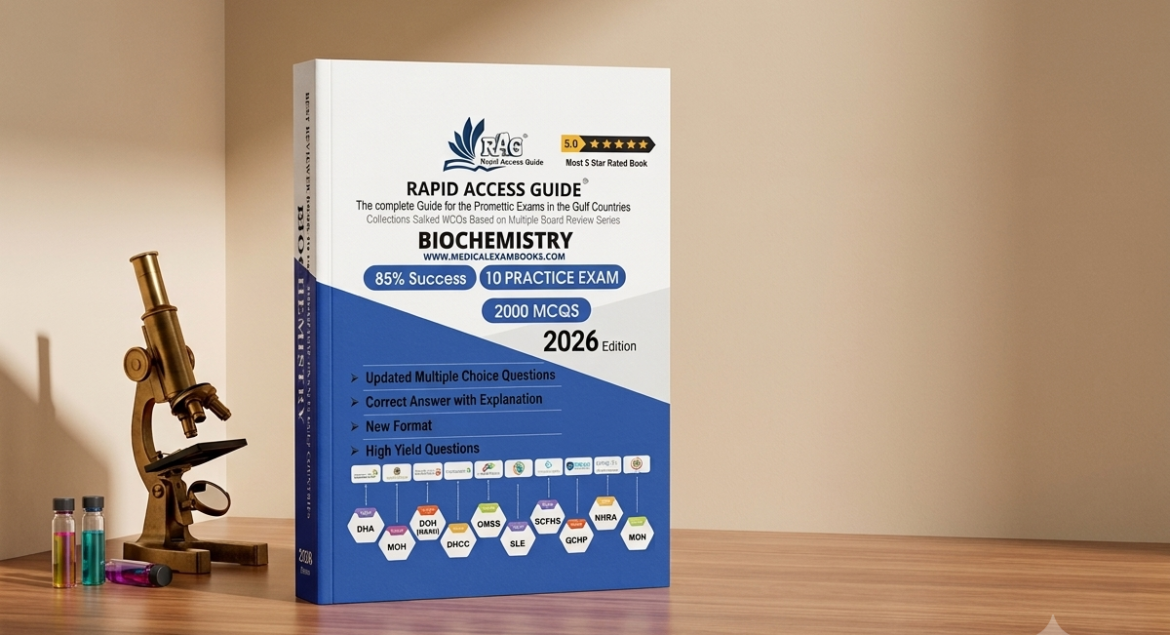 Biochemistry Book for KMLE QCHP NHRA Prometric Exams