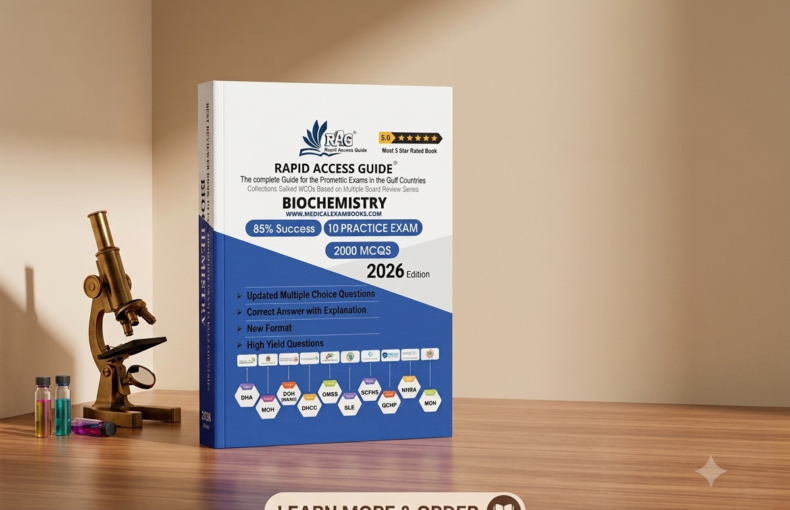 Biochemistry Book for KMLE QCHP NHRA Prometric Exams
